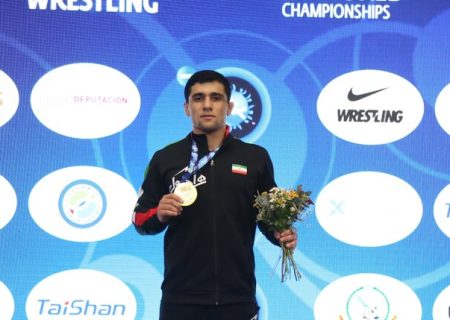 ایمان محمدی دومین طلایی ایران در کشتی فرنگی قهرمانی آسیا