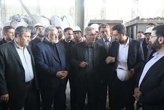 واحد تولیدی سیلیکون خوی با حضور معاون رییس جمهور افتتاح شد