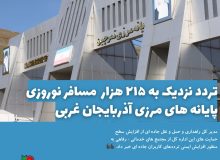 تردد نزدیک به ۲۱۵ هزار  مسافر نوروزی پایانه های مرزی آذربایجان غربی
