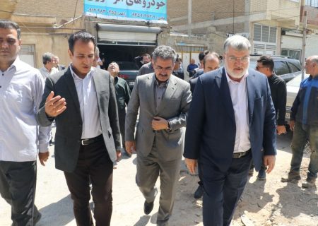 بازدید استاندار آذربایجان غربی از پروژه سالن طبقاتی شهرستان بوکان