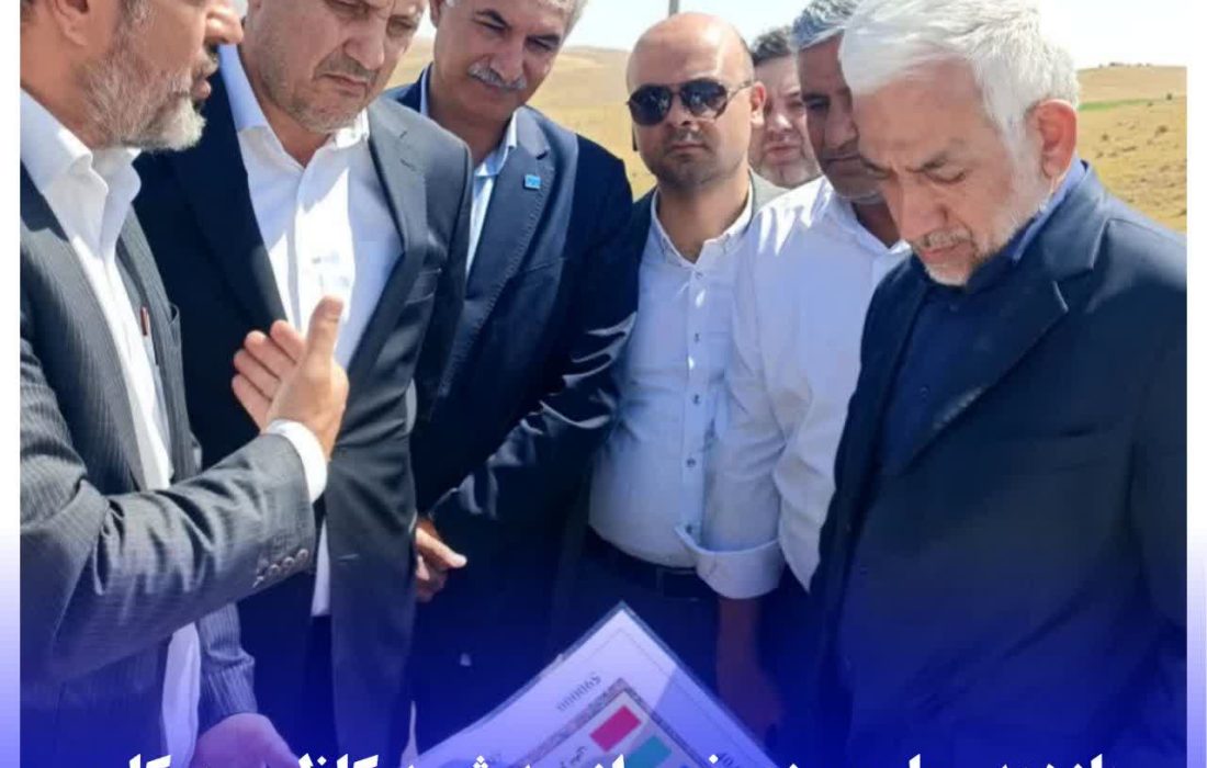 بازدید معاون وزیر نیرو از سد شهید کاظمی بوکان
