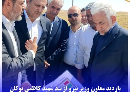 بازدید معاون وزیر نیرو از سد شهید کاظمی بوکان