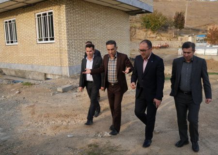 بازدید مدیرعامل شرکت آب و فاضلاب آذربایجان‌غربی از مخزن ذخیره ۲۰۰۰ مترمکعبی اشنویه