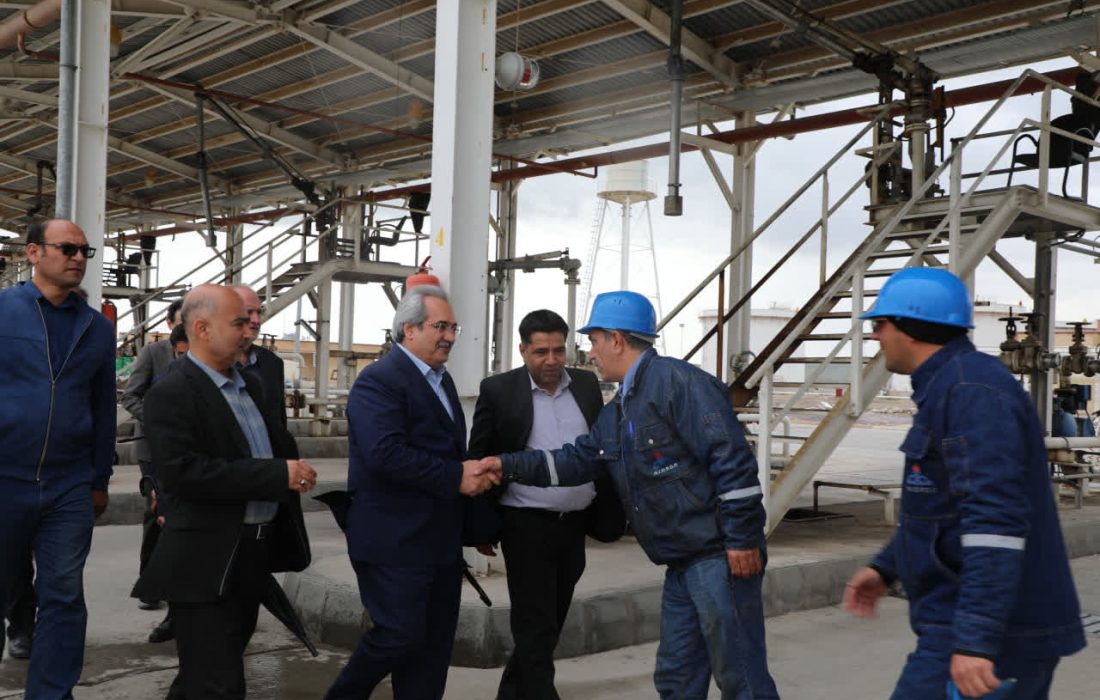 بازدید معاون مدیر عامل شرکت ملی پخش فرآورده های نفتی ایران از انبار نفت شهید سلیمانی ارومیه