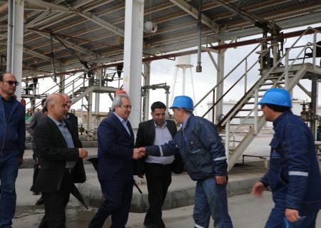 بازدید معاون مدیر عامل شرکت ملی پخش فرآورده های نفتی ایران از انبار نفت شهید سلیمانی ارومیه