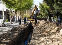 عملیات اجرایی شریان اصلی انتقال آب در بلوار شهید باهنر ارومیه از ۹۵ درصد پیشرفت فیزیکی برخوردار است*